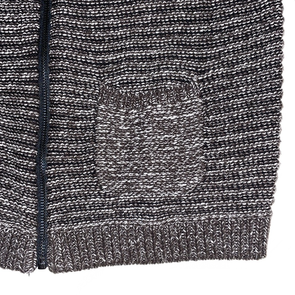 LOFT Sweater Jacket, women size Small, black with white NWT - Picture 3 of 4
